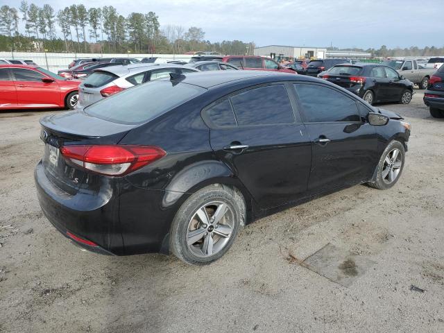 3KPFL4A73JE198277 - 2018 KIA FORTE LX BLACK photo 3