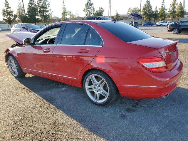 WDDGF54X88F045218 - 2008 MERCEDES-BENZ C 300 BLACK photo 2