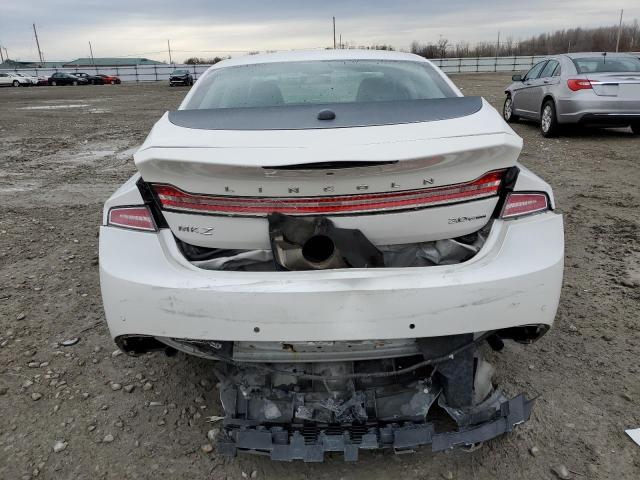 3LN6L2G91GR608973 - 2016 LINCOLN MKZ WHITE photo 6