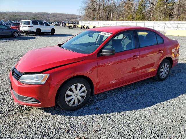 3VW1K7AJ8CM358735 - 2012 VOLKSWAGEN JETTA BASE RED photo 1