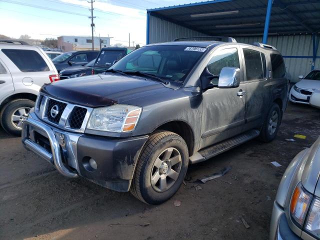 5N1AA08B44N710952 - 2004 NISSAN ARMADA SE GRAY photo 1