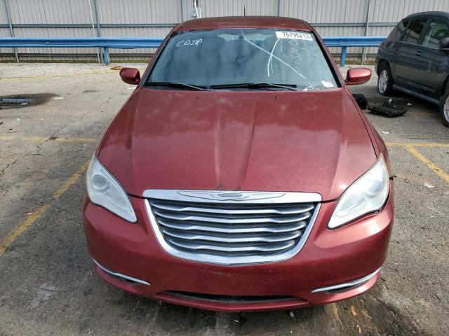 1C3CCBBB6DN538407 - 2013 CHRYSLER 200 TOURING MAROON photo 5