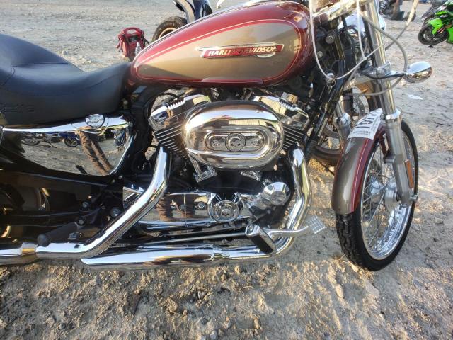 1HD1CT3139K440294 - 2009 HARLEY-DAVIDSON XL1200 C RED photo 7