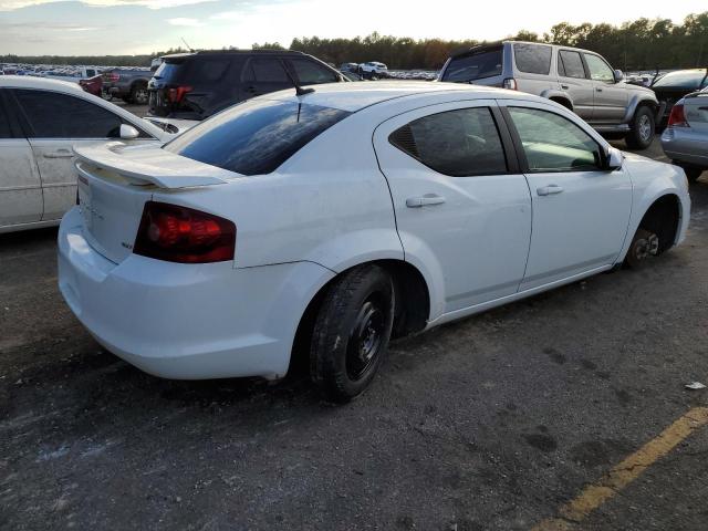 1C3CDZCB5DN713587 - 2013 DODGE AVENGER SXT WHITE photo 3