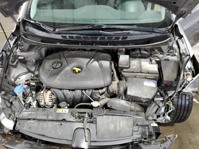 KMHDH4AE0FU225821 - 2015 HYUNDAI ELANTRA SE GRAY photo 11