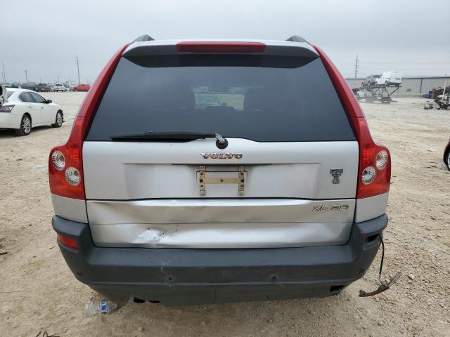 YV1CY59H641034501 - 2004 VOLVO XC90 SILVER photo 6