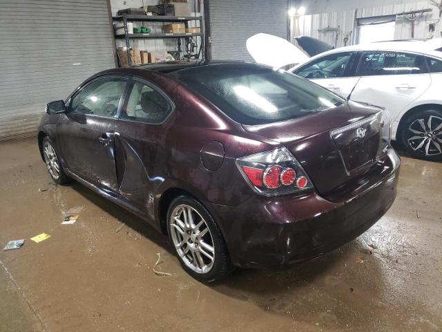 JTKDE167480220632 - 2008 TOYOTA SCION BURGUNDY photo 2