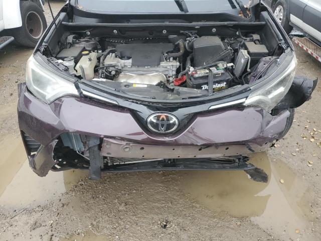 2T3ZFREV0JW433233 - 2018 TOYOTA RAV4 LE PURPLE photo 12