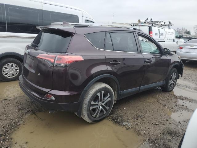 2T3ZFREV0JW433233 - 2018 TOYOTA RAV4 LE PURPLE photo 3