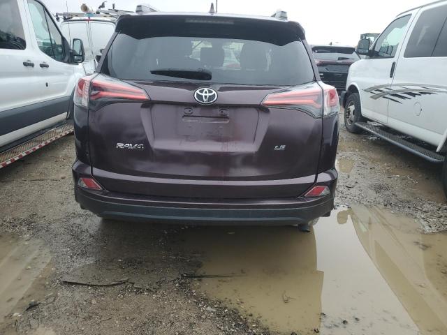 2T3ZFREV0JW433233 - 2018 TOYOTA RAV4 LE PURPLE photo 6