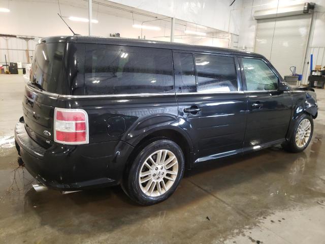 2FMHK6C81EBD11701 - 2014 FORD FLEX SEL BLACK photo 3