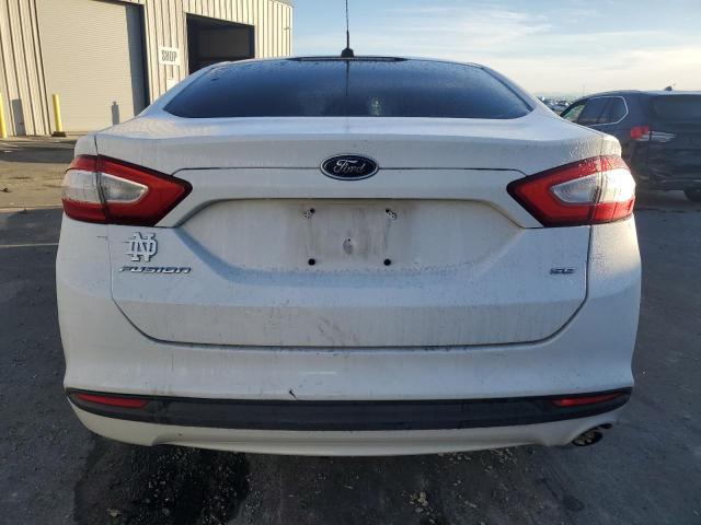 3FA6P0H74DR283182 - 2013 FORD FUSION SE WHITE photo 6