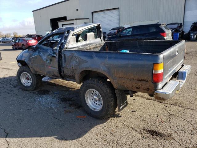 JT4RN01P4M0014249 - 1991 TOYOTA PICKUP 1/2 TON SHORT WHEELBASE DLX GRAY photo 2