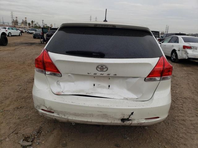 4T3ZA3BB2BU042303 - 2011 TOYOTA VENZA WHITE photo 6