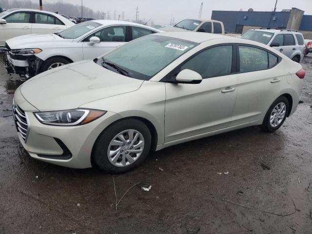 5NPD74LFXHH195026 - 2017 HYUNDAI ELANTRA SE GOLD photo 1