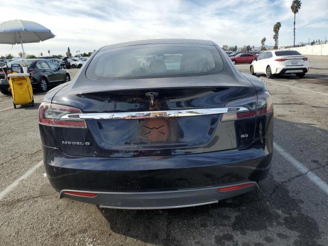 5YJSA1H11FFP60795 - 2015 TESLA MODEL S 85 BLUE photo 6