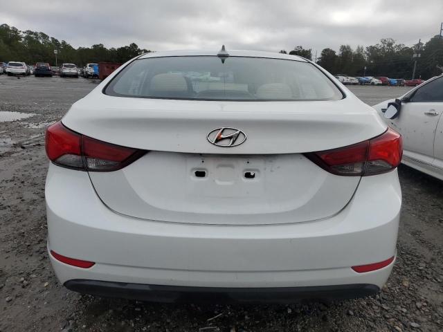 5NPDH4AE2GH723891 - 2016 HYUNDAI ELANTRA SE WHITE photo 6