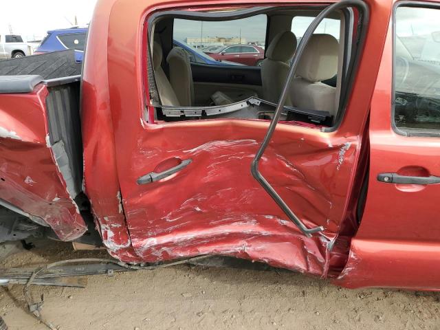 5TEJU62N15Z061045 - 2005 TOYOTA TACOMA DOUBLE CAB PRERUNNER RED photo 10