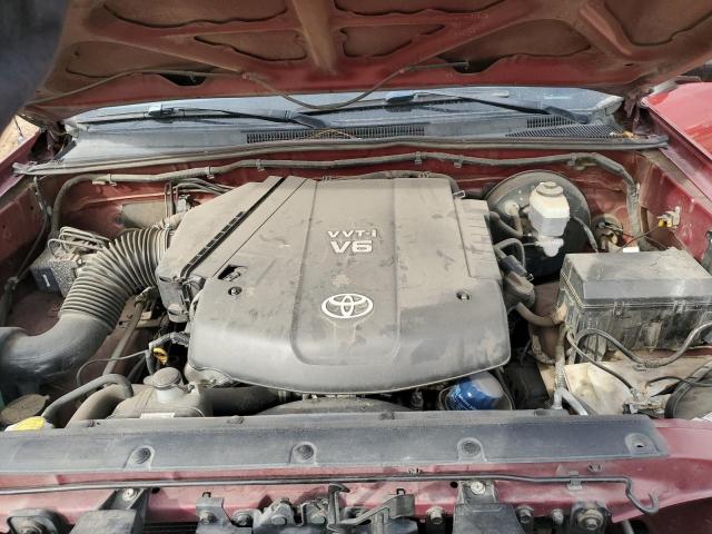 5TEJU62N15Z061045 - 2005 TOYOTA TACOMA DOUBLE CAB PRERUNNER RED photo 11