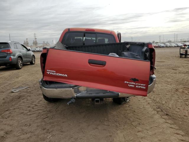 5TEJU62N15Z061045 - 2005 TOYOTA TACOMA DOUBLE CAB PRERUNNER RED photo 6