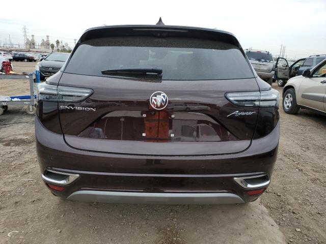 LRBFZRR41ND062242 - 2022 BUICK ENVISION AVENIR BURGUNDY photo 6