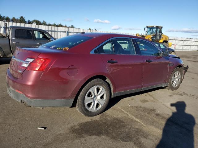 1FAHP2M82DG132416 - 2013 FORD TAURUS POLICE INTERCEPTOR MAROON photo 3