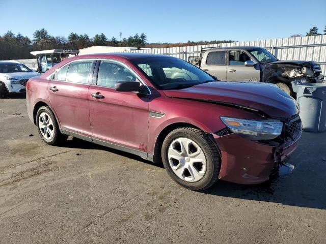 1FAHP2M82DG132416 - 2013 FORD TAURUS POLICE INTERCEPTOR MAROON photo 4