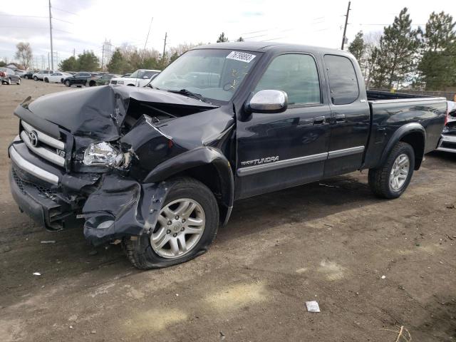 5TBBT44116S487430 - 2006 TOYOTA TUNDRA ACCESS CAB SR5 BLACK photo 1