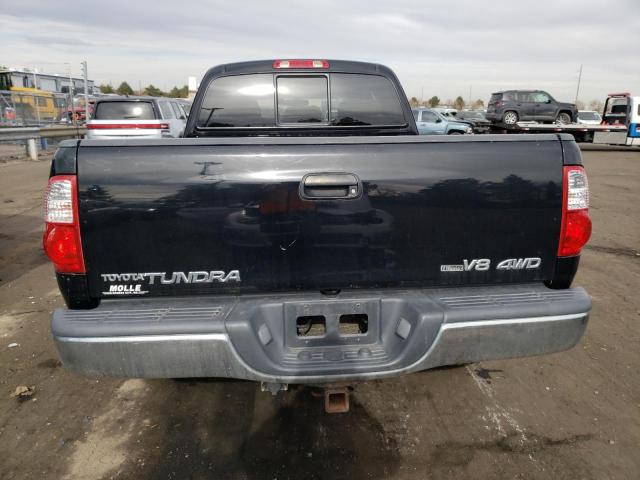 5TBBT44116S487430 - 2006 TOYOTA TUNDRA ACCESS CAB SR5 BLACK photo 6