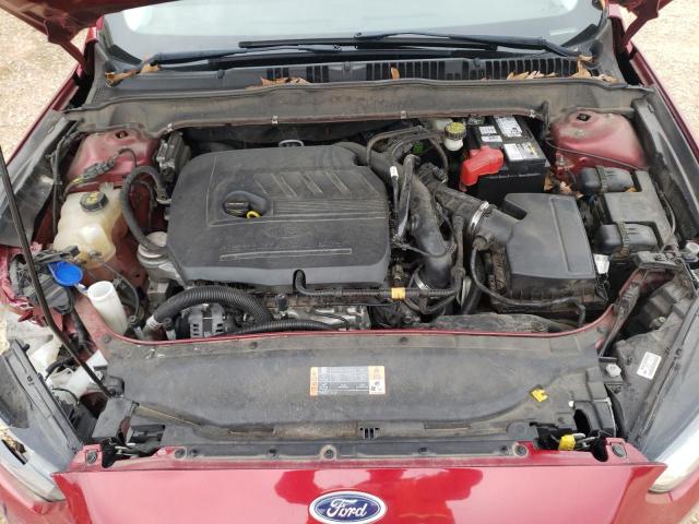 3FA6P0HD4FR231267 - 2015 FORD FUSION SE RED photo 11