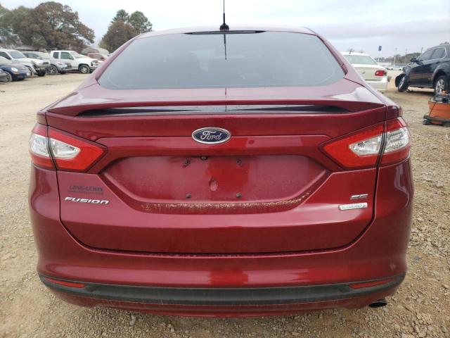 3FA6P0HD4FR231267 - 2015 FORD FUSION SE RED photo 6