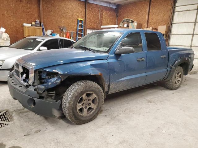 1D7HW48N95S219470 - 2005 DODGE DAKOTA QUAD SLT BLUE photo 1