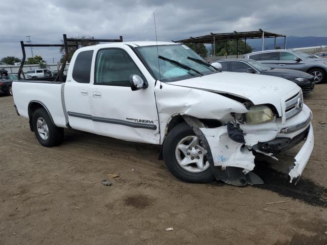 5TBRT341X4S447059 - 2004 TOYOTA TUNDRA ACCESS CAB SR5 WHITE photo 4