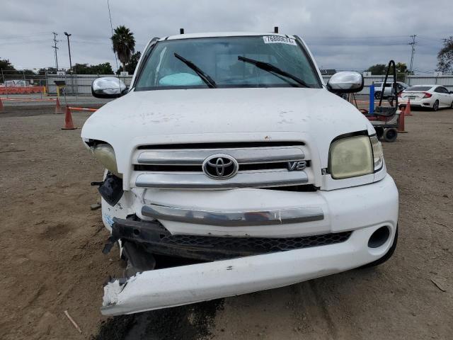 5TBRT341X4S447059 - 2004 TOYOTA TUNDRA ACCESS CAB SR5 WHITE photo 5