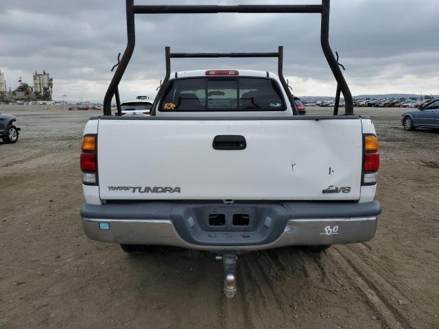 5TBRT341X4S447059 - 2004 TOYOTA TUNDRA ACCESS CAB SR5 WHITE photo 6