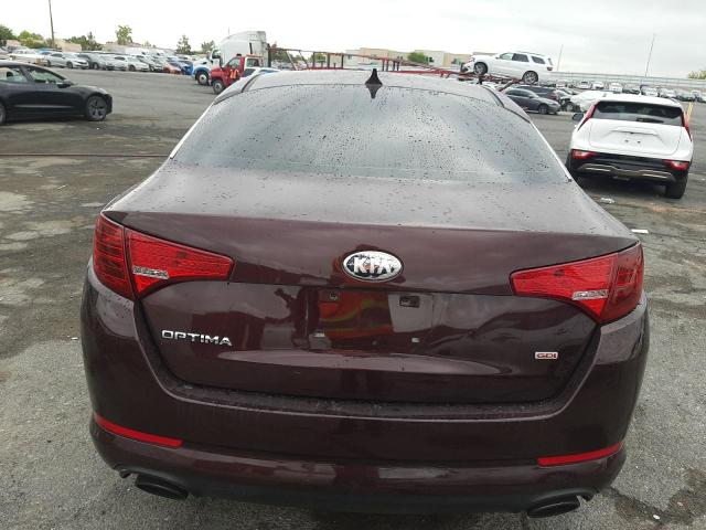 5XXGM4A71DG130671 - 2013 KIA OPTIMA LX BURGUNDY photo 6