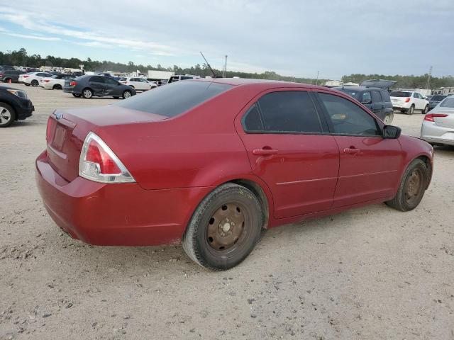 3FAHP06Z59R109674 - 2009 FORD FUSION S RED photo 3