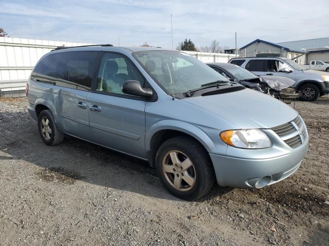 2D4GP44L05R290536 - 2005 DODGE GRAND CARA SXT TURQUOISE photo 4