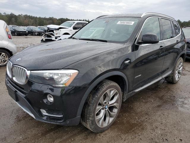 5UXWX9C50G0D82740 - 2016 BMW X3 XDRIVE28I BLACK photo 1