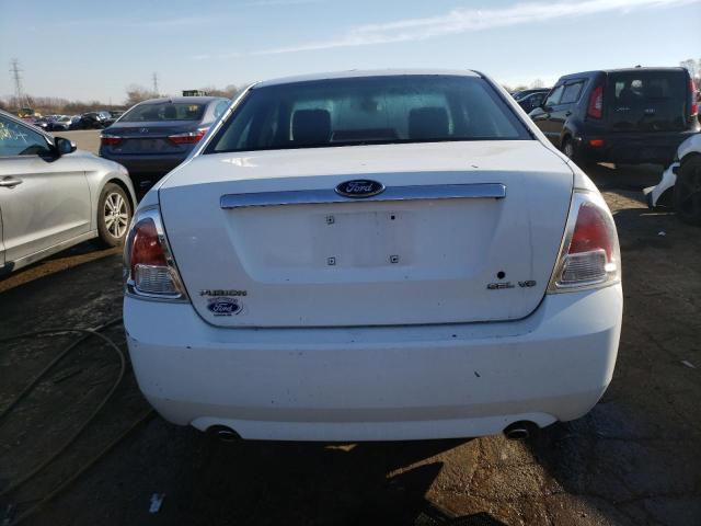 3FAHP08187R113609 - 2007 FORD FUSION SEL WHITE photo 6