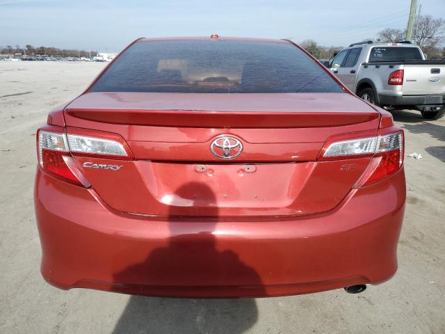 4T1BF1FK9CU625091 - 2012 TOYOTA CAMRY BASE RED photo 6