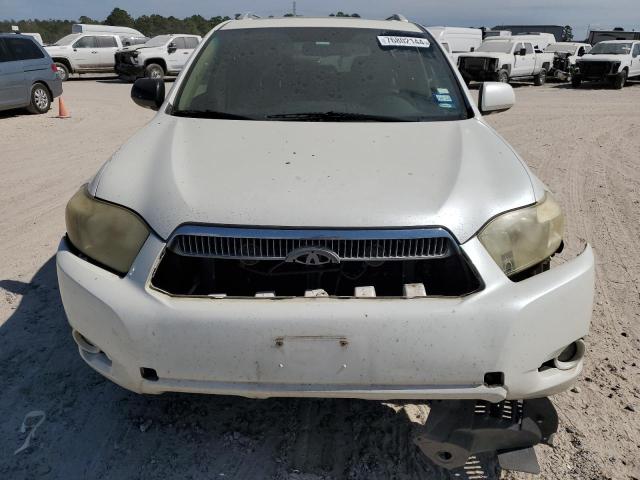 JTEEW44A192035058 - 2009 TOYOTA HIGHLANDER HYBRID LIMITED WHITE photo 5