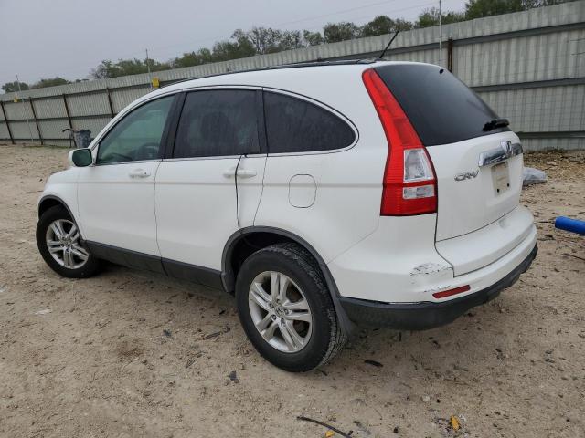 JHLRE3H74AC002591 - 2010 HONDA CR-V EXL WHITE photo 2