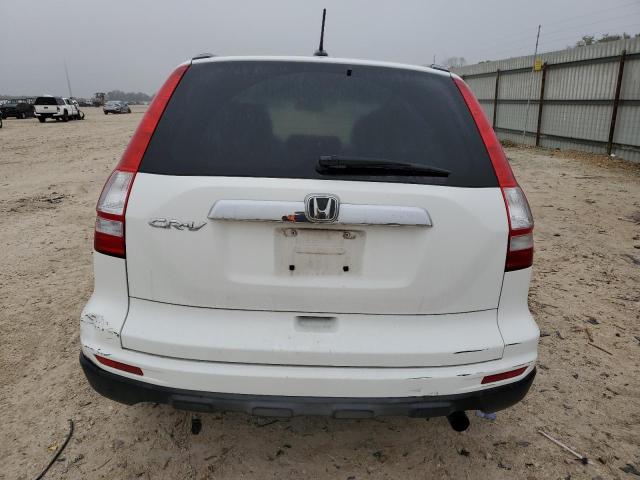 JHLRE3H74AC002591 - 2010 HONDA CR-V EXL WHITE photo 6