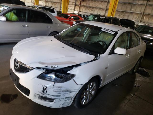 JM1BK32G181856816 - 2008 MAZDA 3 I WHITE photo 1