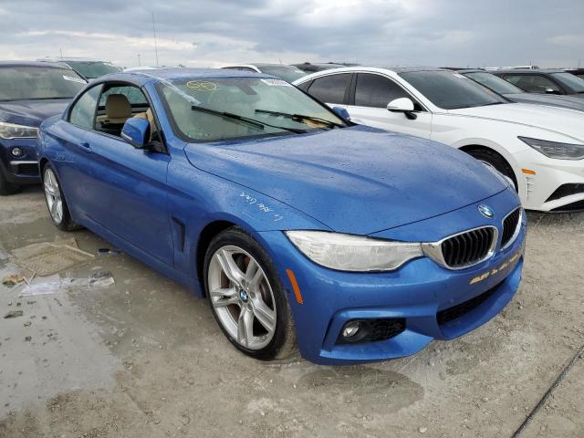 WBA3T3C53G5A42317 - 2016 BMW 435 I BLUE photo 4