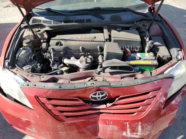 JTNBE46K373103444 - 2007 TOYOTA CAMRY CE RED photo 11