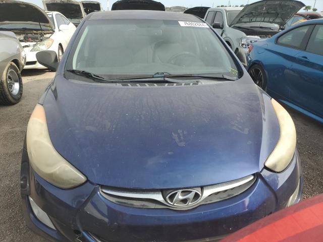 KMHDH4AE6DU836787 - 2013 HYUNDAI ELANTRA GLS BLUE photo 5