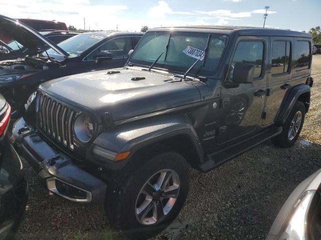 1C4HJXEG0MW571957 - 2021 JEEP WRANGLER U SAHARA GRAY photo 1