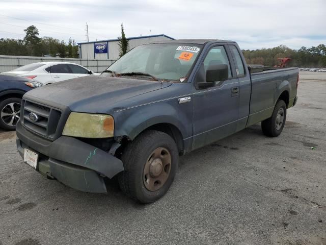 1FTVF12535NB31453 - 2005 FORD F150 BLUE photo 1
